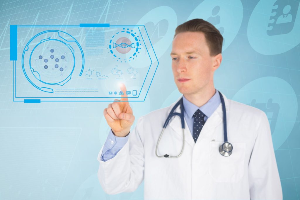 A flowchart comparing traditional healthcare data systems to blockchain-based systems, highlighting security features